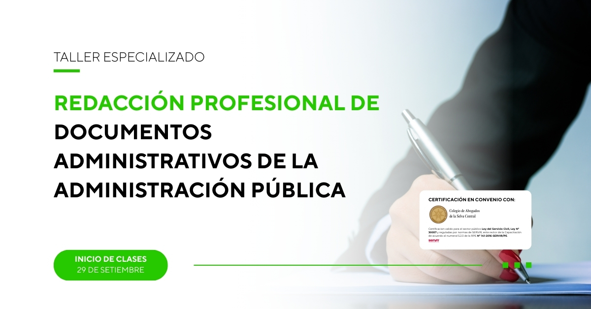 Redacción Profesional de Documentos Administrativos de la Administracion Publica