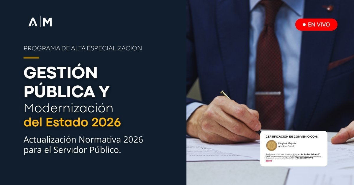 Gestión Publica y Modernización del Estado 2026